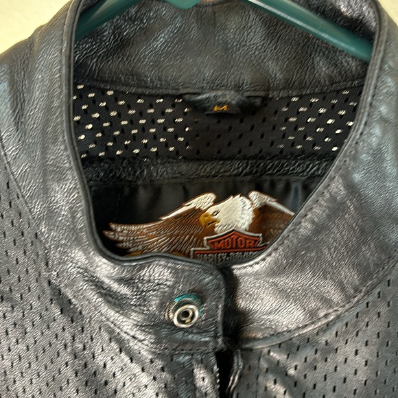 Harley Davidson leather motorcycle jacket - Picture 5 of 11